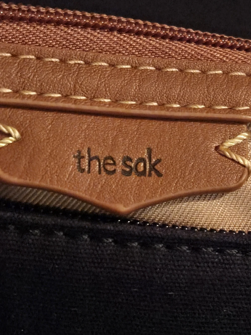 The Sak Ventura Black Soft Leather Convertible Backpack Crossbody EUC Pristine